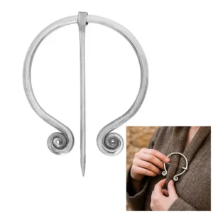 Ever Bright Stainless Steel Penannular Brooch