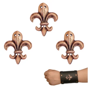 Medieval Belt Mounts Bronze Fleur de Lis