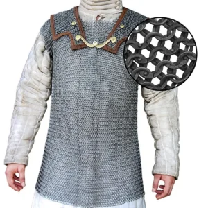 Lorica Hamata Roman Chainmail Armor 6mm Riveted Mild Steel