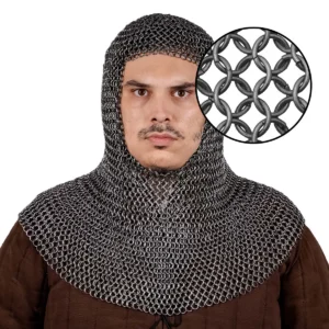 Chainmail Coif Spring Steel Butted
