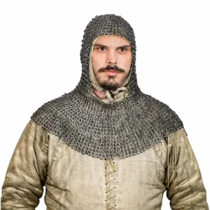 stainless steel chainmail coif