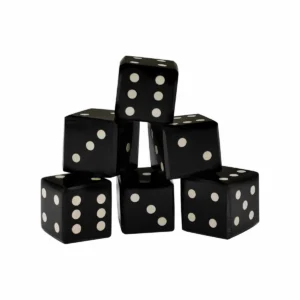Handmade Buffalo Horn Dice - Set of 6