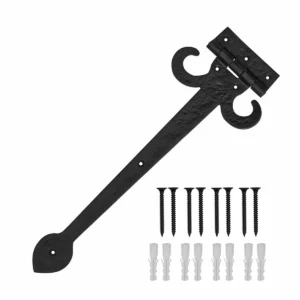 Cast Iron Door Hinge – Rustic Medieval Style Hardware