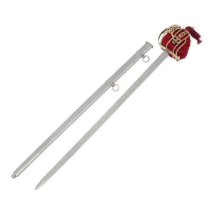 Scottish Broadsword with Brass Basket Hilt