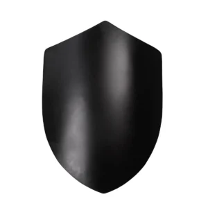 Medieval Templar Heater Shield Hand Forged 18 Gauge Steel Crusader Knight Shield, Customizable for Medieval combat or Display