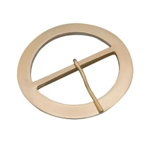 Round Brass Belt Buckle