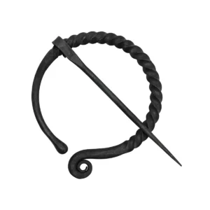 Pennanular Cloak Pin / Fibula Hand Forged Medieval Clothing Accessory