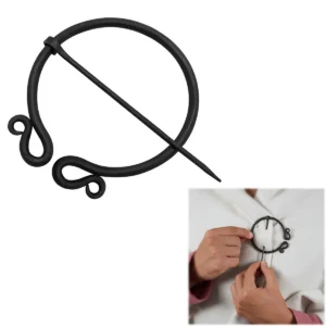 Early Medieval Penannular Brooch Iron Cloak Pin