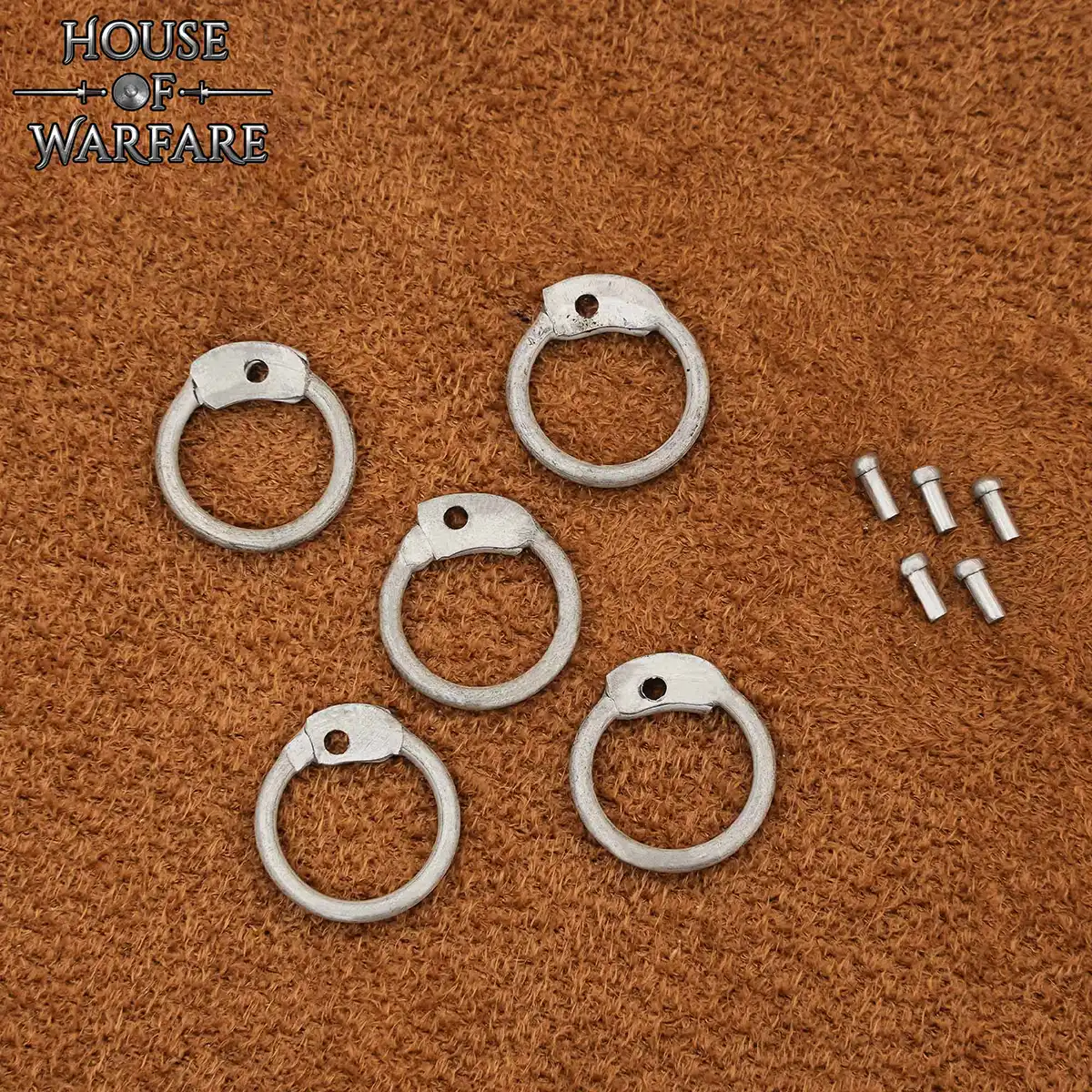 Loose Chainmail Ring – Round Riveted Aluminum Rings, 10mm 16 Gauge Loose Chainmail Ring – Round Riveted Aluminum Rings, 10mm 16 Gauge - Image 4