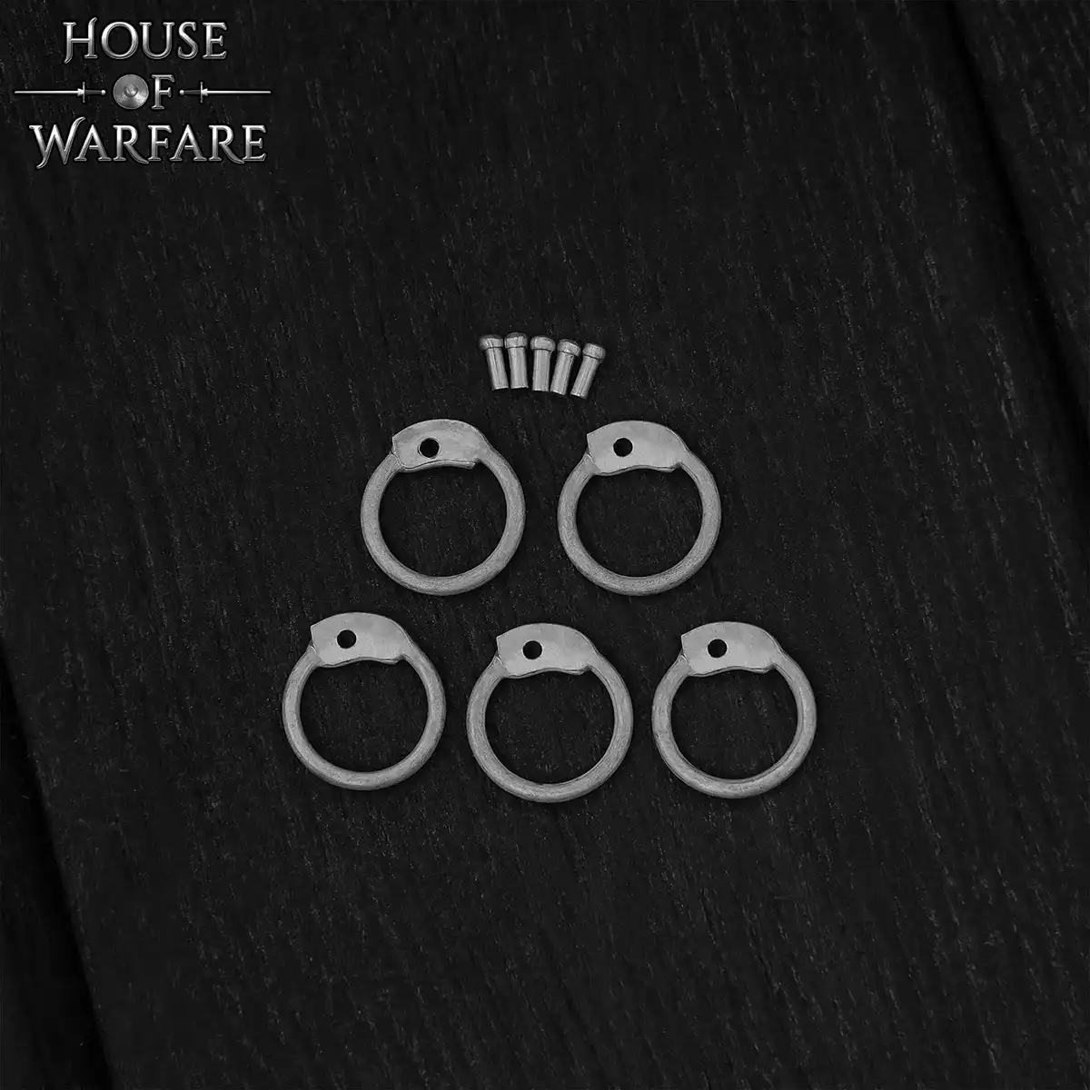 Loose Chainmail Ring – Round Riveted Aluminum Rings, 10mm 16 Gauge Loose Chainmail Ring – Round Riveted Aluminum Rings, 10mm 16 Gauge - Image 5