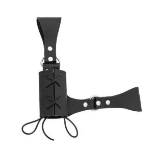 Cross Draw Genuine Leather Sword Frog