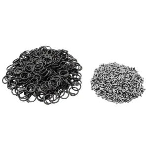 Riveted Chainmail Rings 8 mm 18 Gauge Mild Steel - 1 kg Pack