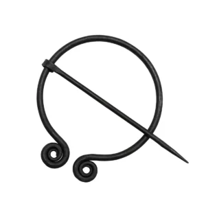 Early Medieval Spiral Iron Penannular Brooch