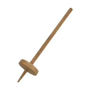 Medieval Drop Spindle – Wooden Hand Spinning Tool for Wool, Yarn & Fiber Craft
