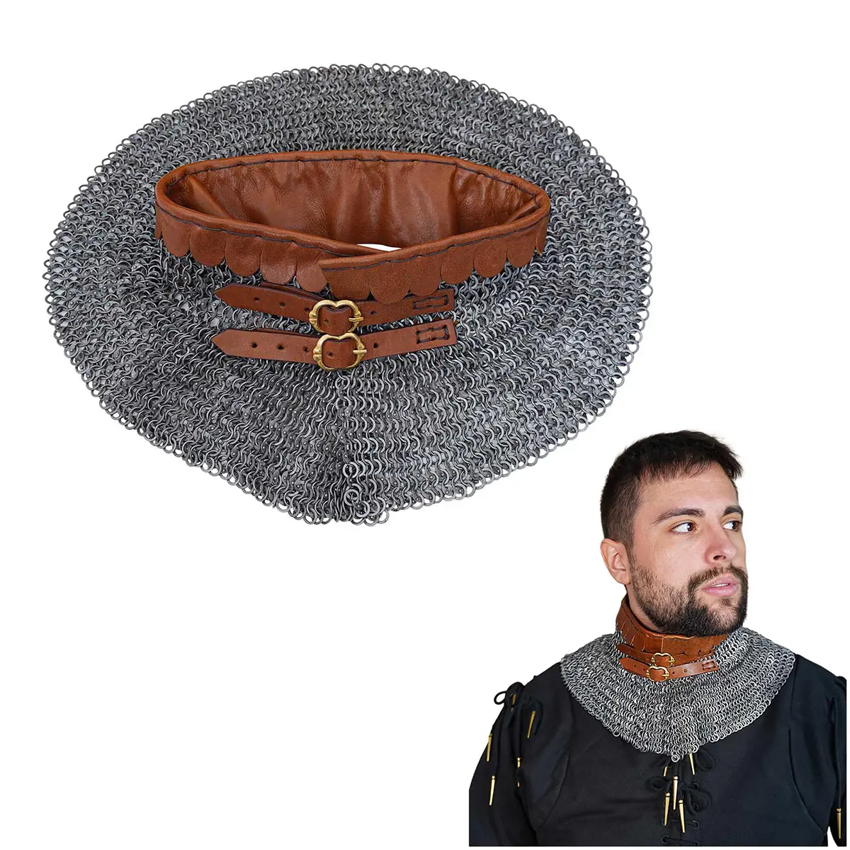 Chainmail Collar Riveted 6mm 18G