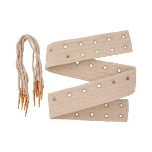 Medieval Padded Arming Belt Handmade from Sturdy Canvas Cotton