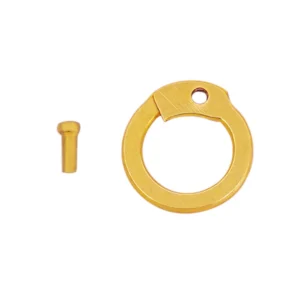 Brass Flat Loose Rings- 6mm Dome Rivets Flat Ring - 18 Gauge, Brass Finish - 1Kgs – Ideal for Chainmail DIY & Repairs