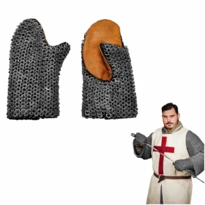 Chain Mail Gloves Riveted 9 mm 17 Gauge