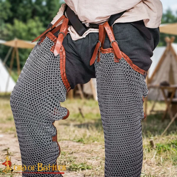 Ultimate Medieval Chainmail Leggings 9mm High Tensile Butted