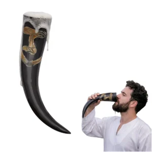 Tribal Face Viking Horn