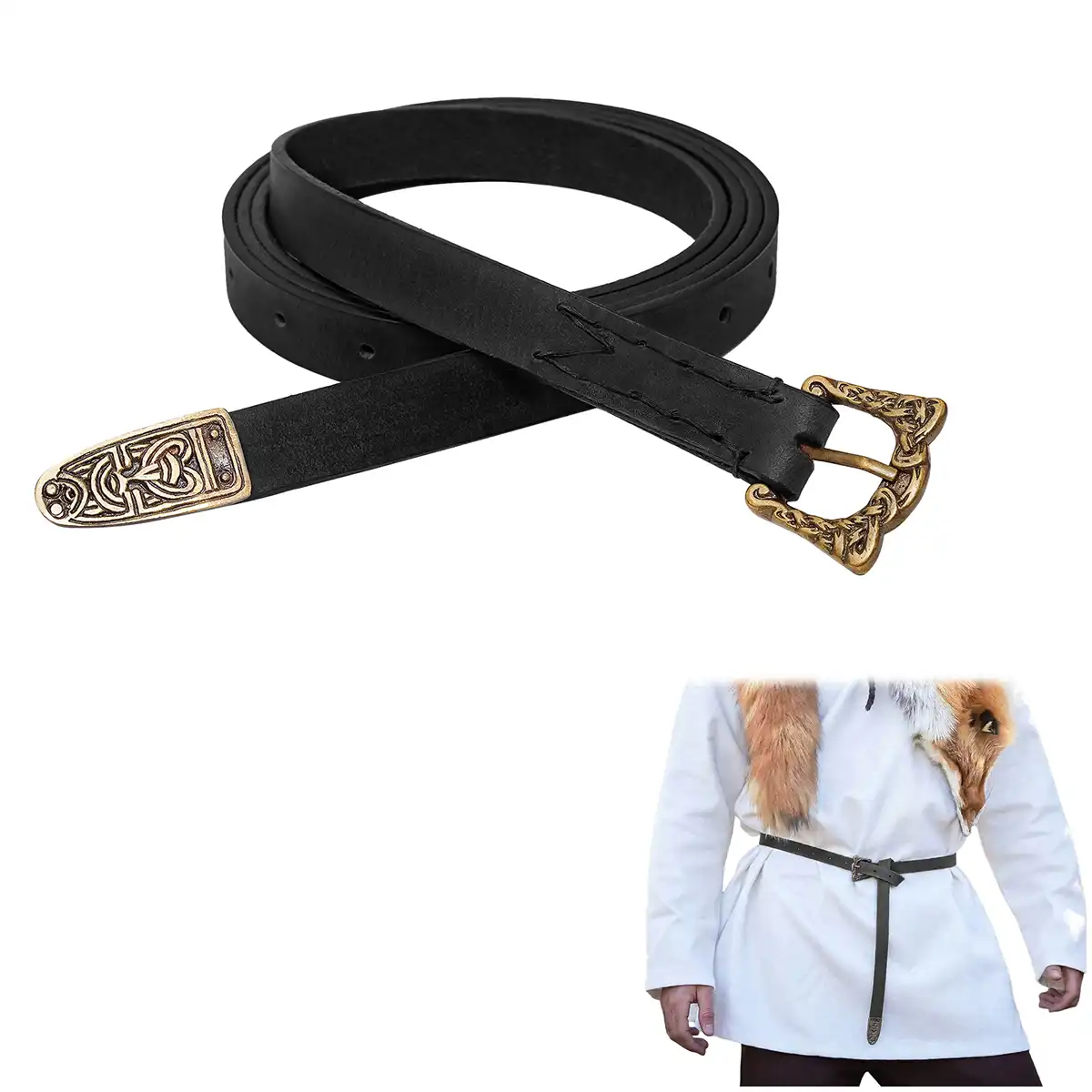 viking leather belt