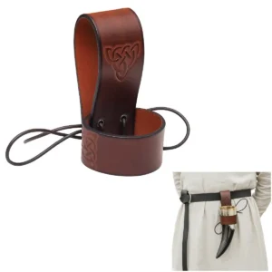 Leather Viking Holder Jelling Style