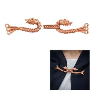 Viking Cloak Clasp Lost-Wax Bronze