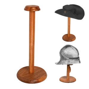 Wooden Helmet Stand