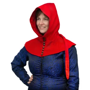 Wool Liripipe Medieval Hood