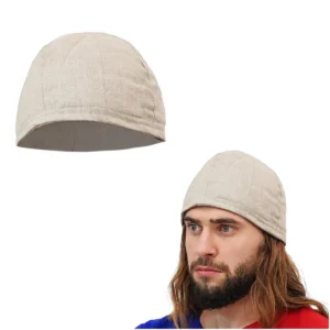 Medieval Linen Padded Coif