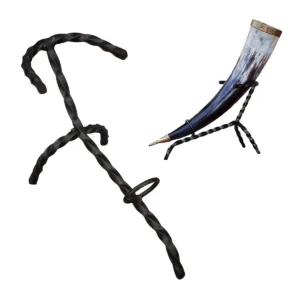 Iron Drinking Horn Stand