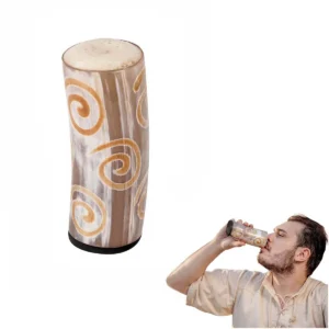 Beer Horn Mug Tumbler Spiral Design