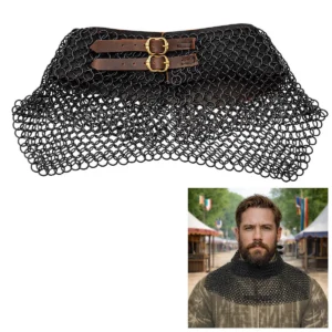 Butted Chainmail Collar 10 mm, 16G Mild Steel