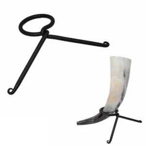 Hand Forged Viking Horn Stand