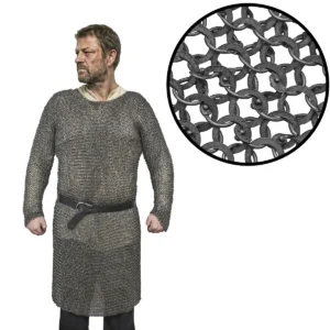 riveted chainmail hauberk