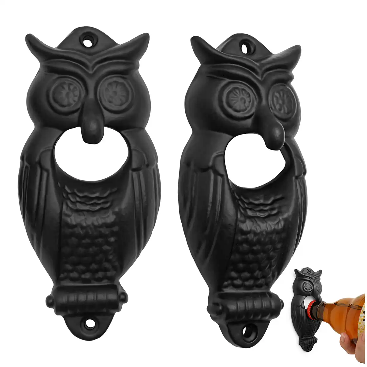 Wall Mount Owl Bottle Opener