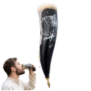 Viking drinking horn