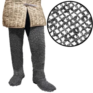 Round Riveted Chainmail Leggings