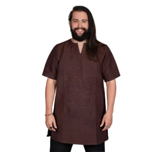 Medieval Tunic Hand-Woven Recycled Cotton