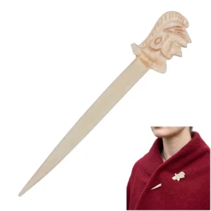 Viking Bone Cloak Pin