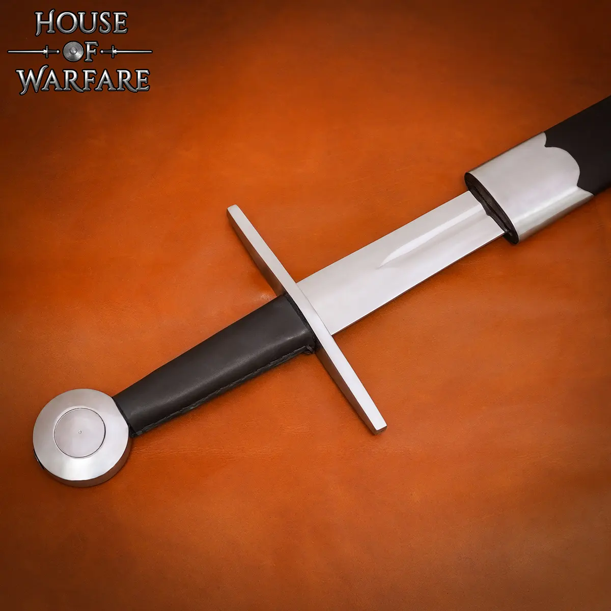 Viking Sword with Scabbard Fully Tempered Steel Blade - Image 5