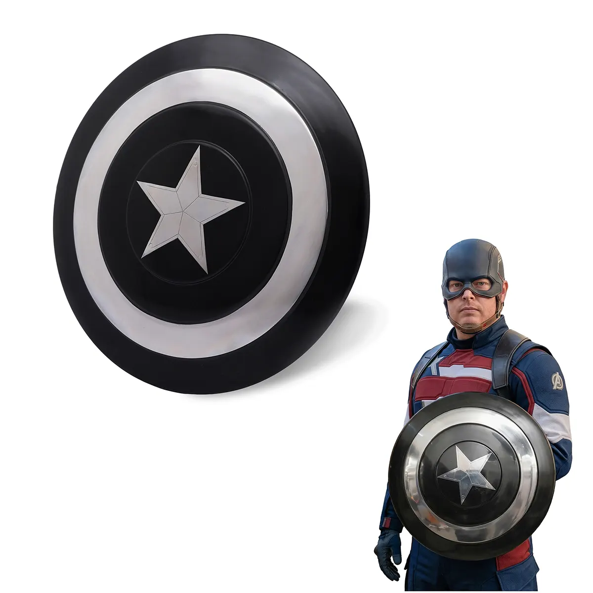 black captain america shield​
