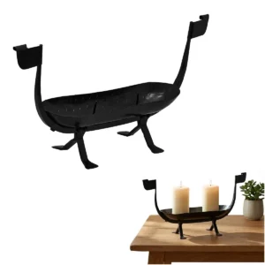 Viking Longship Candle Holder