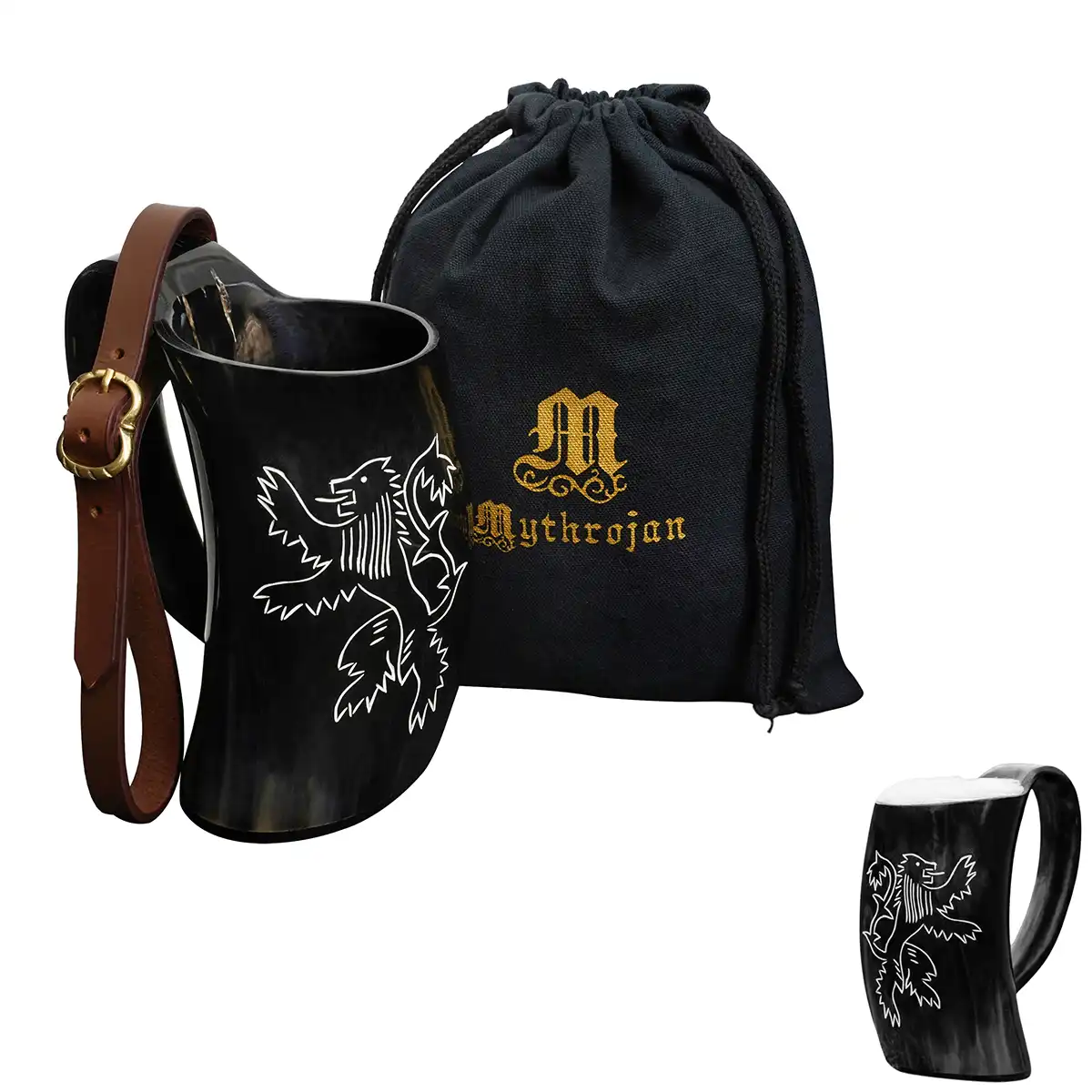 Engraved Viking Tankard