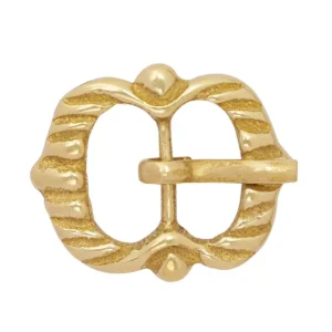 Medieval Brass Spectacle Buckle
