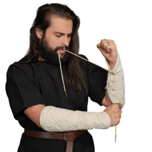Medieval Padded Bracers - 2 Layer