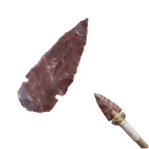 Historical Flint Stone Neolithic Arrowhead 6.6cm