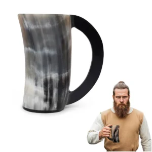 Mead Drinking Horn Tankard Mug