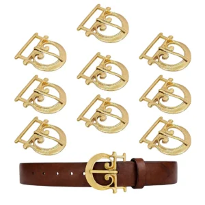 Solid Brass Roman Belt Buckle