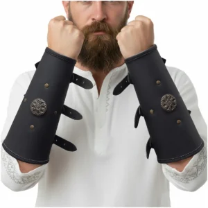 Granada Leather Arm Bracers
